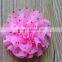 Hot sell handmade fabric dot pattern flowers H-546