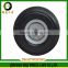 3.50-4 China DEJI supplier wheelbarrow wheel steel rim pneumatic rubber wheel