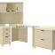 Volcano Dusk L-Shape Office Set with Bun Feet/office table executive 2 person desk office desk