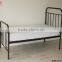 Cheap White Green Yellow Black Wood Slat Twin Size Kids Iron Bed