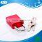 AJF Newest High Quality Red Aluminium Key Lock Safe