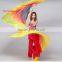 2016 New Arrivals Colorful Cheap belly dance silk veil 100% real belly dancing silk isis wings 250*114 cm