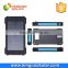 New arriving!!2016 Original developed waterproof Dual USB port 10000mAh solar power bank charger for mobile phone