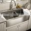 Ultimate quality farmer sink stainless steel kitchen sink of radius corner