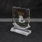 Top quality artistic school badge shape decorations trophy acrylic stand for custom