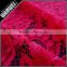 New arrival beautiful leaf red color women sequin guipure high quality lace fabric 3064