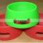 unbreakable easy carry collapsible Silicone Dog Bowl