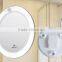 LED suction cup mirror lighted wall mirror