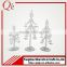 Clear pendants decorated clear glass christmas