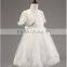 Hot selling wholesale boutique chiffon white party two-pieces dress kids beautiful model dresses TR-WS29
