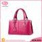China new fashion design women leather handbag with long shoulder strap