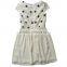 Guangzhou wholesale price  new design simple summer chiffon white dress girl