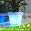 color changingled waterpoof square LED glowing plastic flower pot