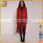 FRINGE TRIM TRENCH WOMAN COAT