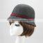 2014 New Fashion 100%Wool felt Hat With Flower Ribbon wholesale Alibaba