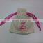 low price cotton gift pouch with logo