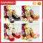 V-265 Colorful unisex-baby newborn soft pretty baby cartoon boot socks with pile loop