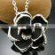 austrian crystal 18k flower necklace
