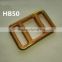 50mm copper stair Buckle for woven strap, 1 inch metal stair buckle for strapping