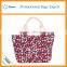Custom flowers promotional canvas tote shopping cotton canvas bag