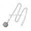 Crystal Aromatherapy Essential Oil with Light Ball Diffuser Necklace Locket Pendant