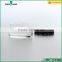 50ml transparent glass cosmetic cream jar with black plastic cap