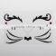 Party Style Glitter Effect Stone Face Sticker Face Tattoo for 2016