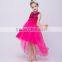 Hottest Sleeveless Satin Tulle Wedding Party Flower Girl Child Baby Dress Model