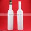 High quality frosted glass bottle tequila glass bottle fancy glass bottle