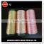 Colored polyester yarn for weaving and knitting yarn