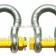 China supplier hardware electric galvanized screw pin bow shackle