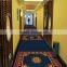Blue base nonflammable nylon printed hotel corridor carpet
