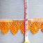 2016 Professional design orange flower water soluble chemical lace