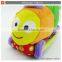 Lovely stuffed toys plush cartoon train for baby