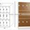 ultra-thin edge brown 9 door steel locker with cyber key lock metal pool storage locker