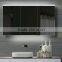 Engineering project LED bathroom mirror with backlights and glass storege cabinet