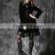 BKL Nightwish Hooded Dress Black Bodycon Long Sleeve Goth Occult Witchcraft