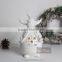 Ceramic Christmas Candle Holders With Reindeer Shaped