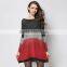 Custom Spring Fashion Tie dye knitwear dress for girl