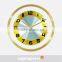 DEHENG 2016 new arrival round hollow out simple style metal wall clock