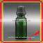 20ml glass dropper bottle with green glass bottle for electric smoke oil bottle