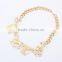 2015 of the latest design modern style gold silver chain necklace