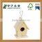 Natural handmade mini customized garden decoration wooden bird house