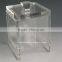custom clear plexiglass storage box for candy