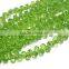Fashion Bead glass spring green 6x9mm top-drilled teardrop