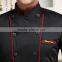 customized with good quality double breasted chef jacket black