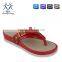 Colorful Hot Sale High Heel Flip Flop PU Casual Slipper and Shoes for Women