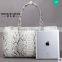 Vintage Design Custom Python Leather Duffle Bags Men Gym Bag for Travelling