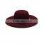 2016 wholesale customized fascinating wide brim hat /colorful hat