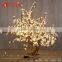 2015 year all festive decoration pink cherry blossom artificial bonsai led tree